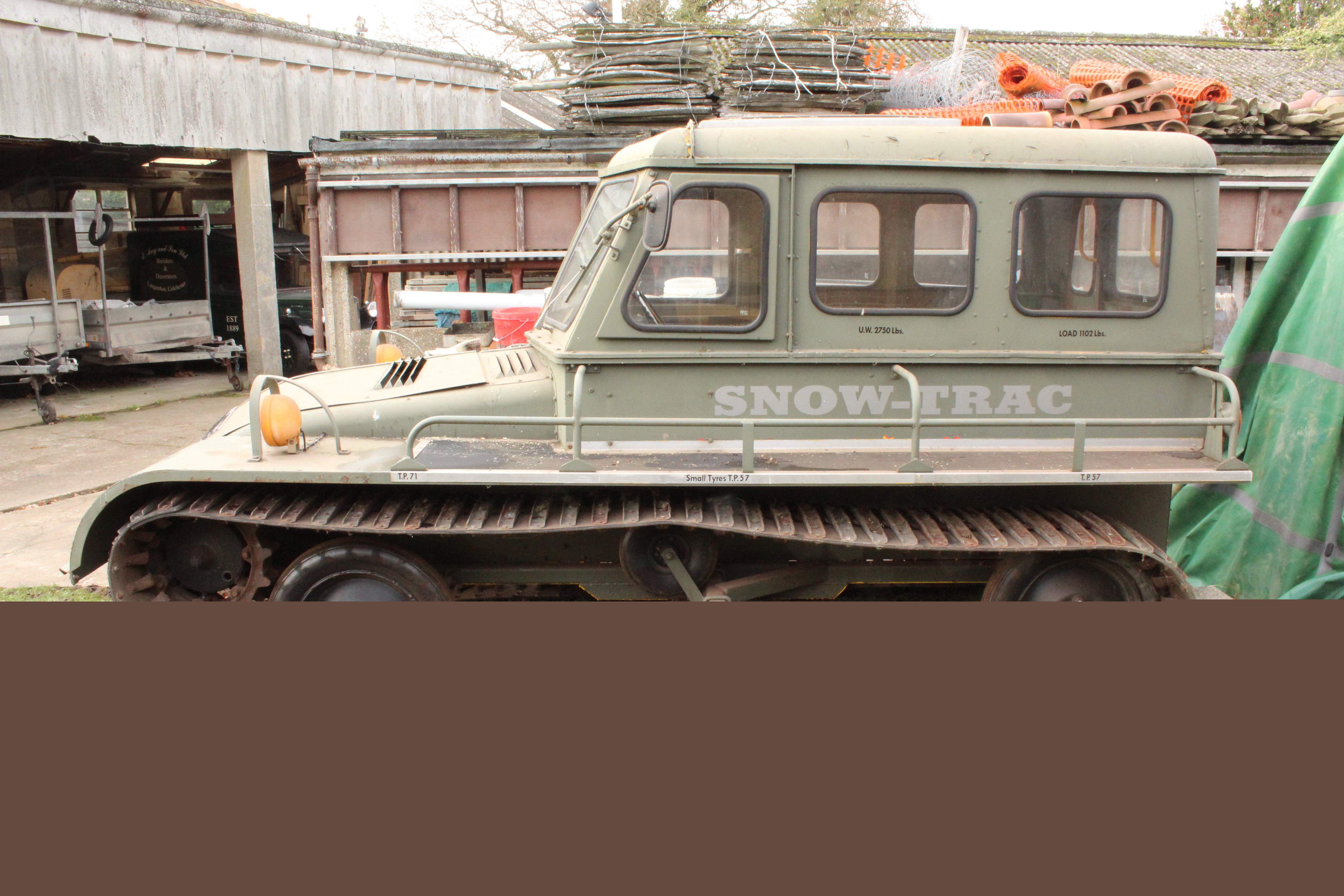 Snow Trac TR4 from Sweden Tracked vehicles HMVF Historic Military