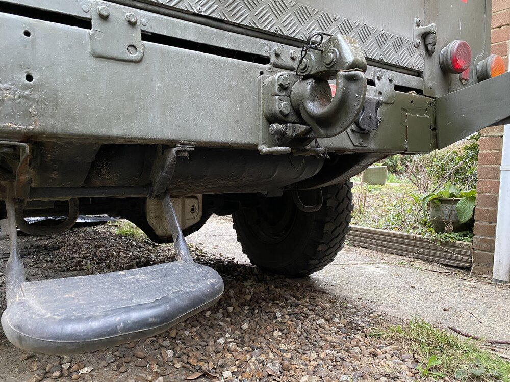 Landrover FFR 110 Tithonus 1987 - Rear Crossmember - British Vehicles ...