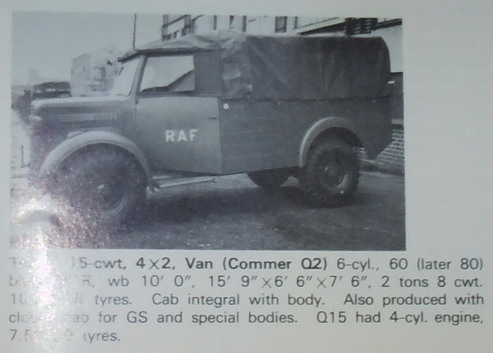 RAF Vehicle Type Numbers in WW2 - Page 4 - MV Chatter - HMVF - Historic ...